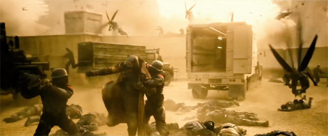 La escena de los Parademonios en 'Batman y Superman'