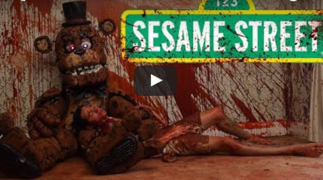 Crossover 'Five Nights at Freddy's' y 'Barrio Sésamo'