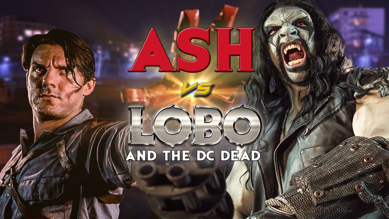 Ash contra Lobo y los muertos vivientes de DC