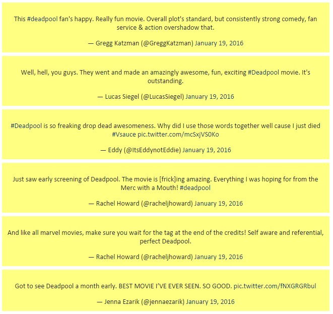 Primeras críticas de 'Deadpool', ¿la película de superhéroes de 2016?