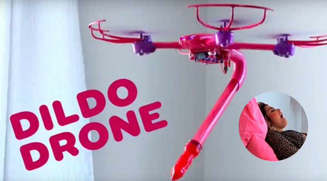 Vídeo teaser de Dildo Drone, el helicóptero del placer