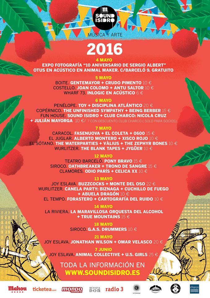 Concierto de Animal Collective en Madrid para Sound Isidro 2016