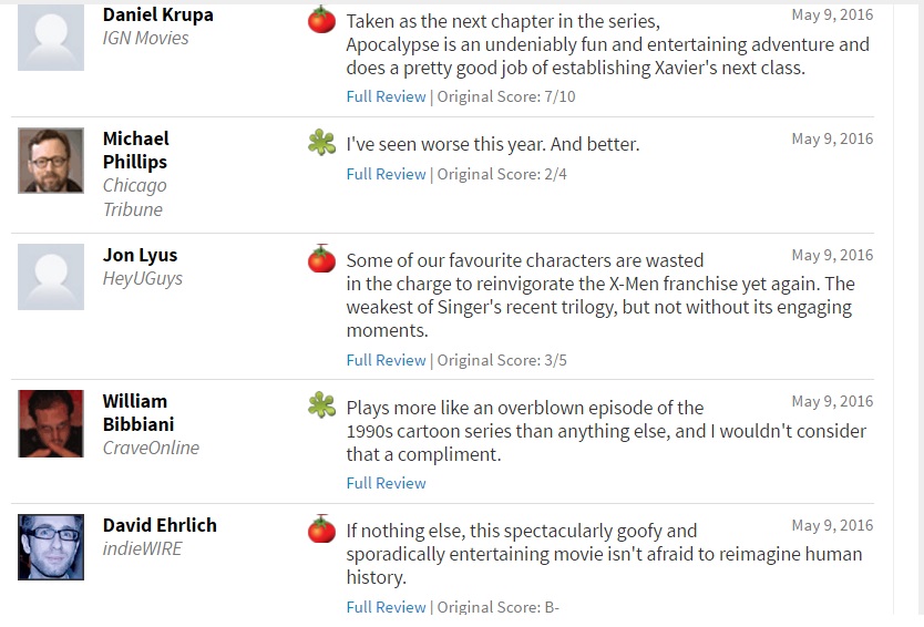 Polémica entre la crítica por 'X-Men: Apocalipsis' Polémica entre la crítica por 'X-Men: Apocalipsis'