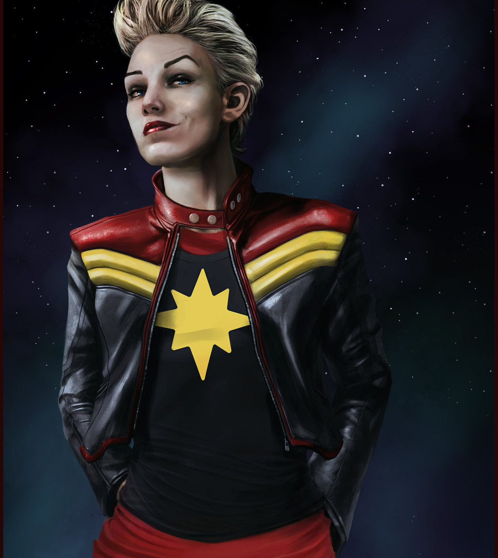 Chloe Moretz, como la Capitana Marvel para Glamour