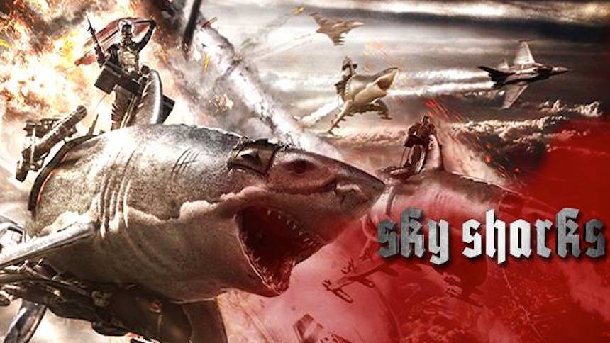 Vuelven los tiburones nazis zombies en el nuevo trailer de 'Sky Sharks'