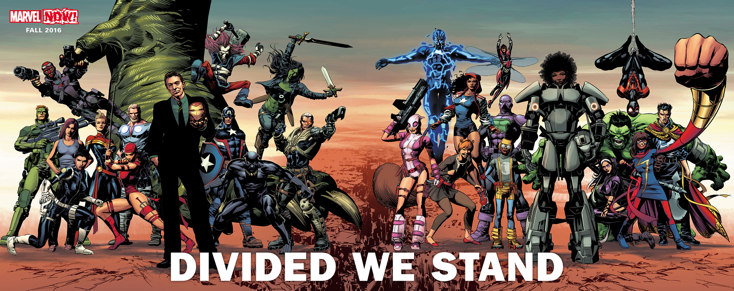 Marvel presenta a los nuevos superhéroes de 'Marvel Now!: Divided We Stand'