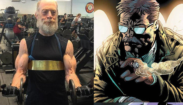 Las polémicas fotos de J.K. Simmons para la Liga de la Justicia