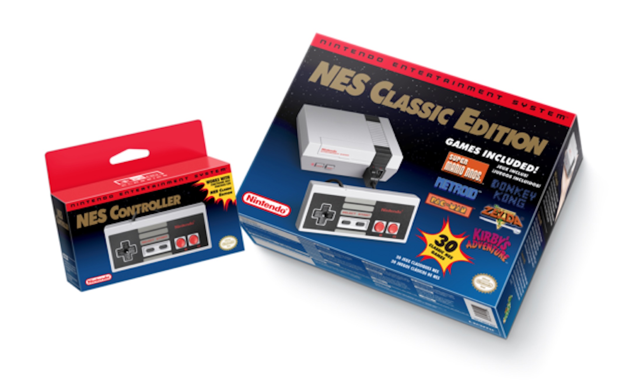 Nintendo lanza nueva NES en miniatura con 30 juegos conmemorativos