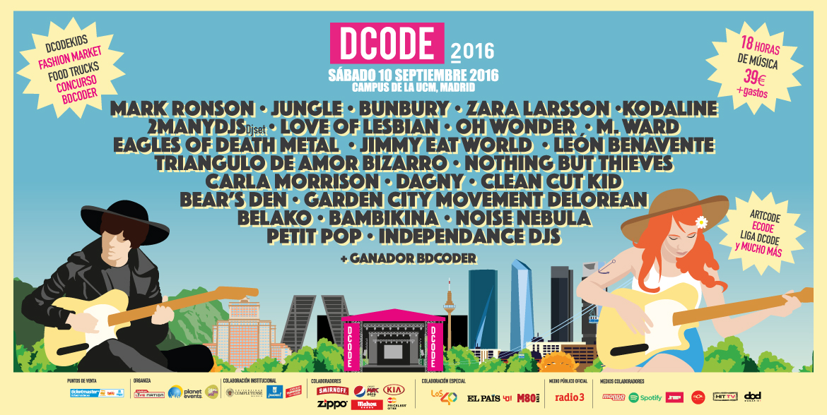 DCODE 2016 convertirá Madrid en la capital de la música