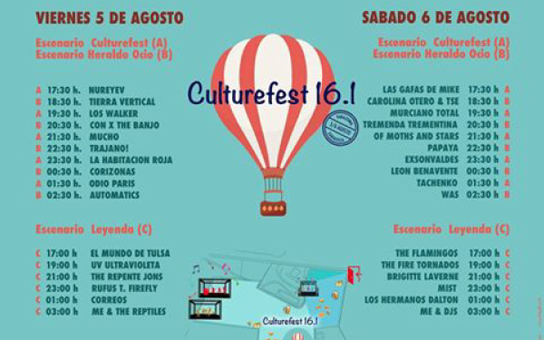 Culturefest 16.1 anuncia su cancelación