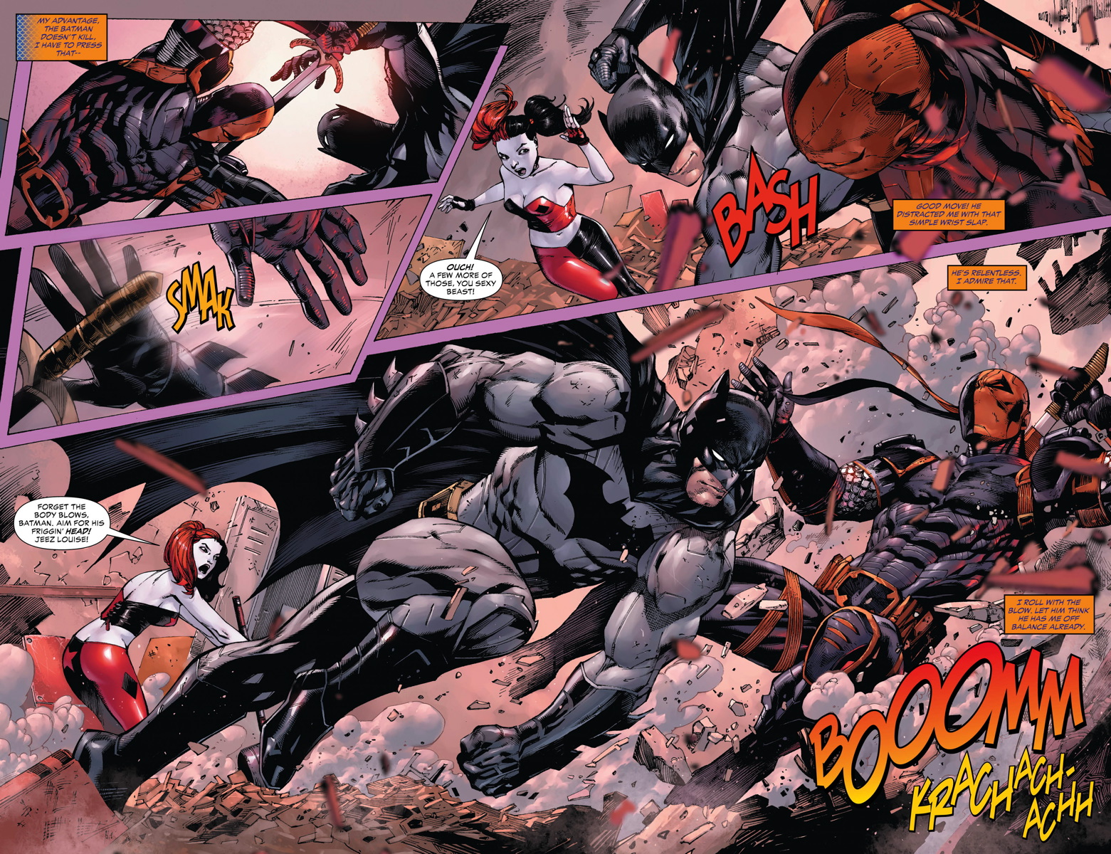  Las 5 mejores peleas de Batman y Deathstroke