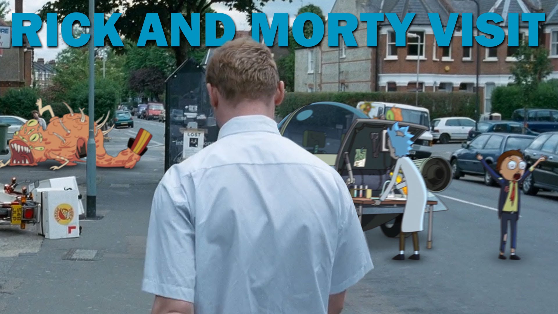 El imposible crossover de 'Rick & Morty' y 'Shaun of the Dead'