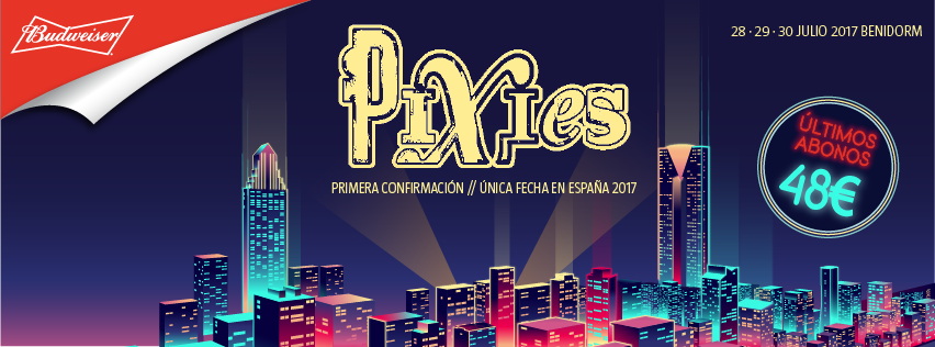 Pixies como primera gran confirmación de Low Festival 2017
