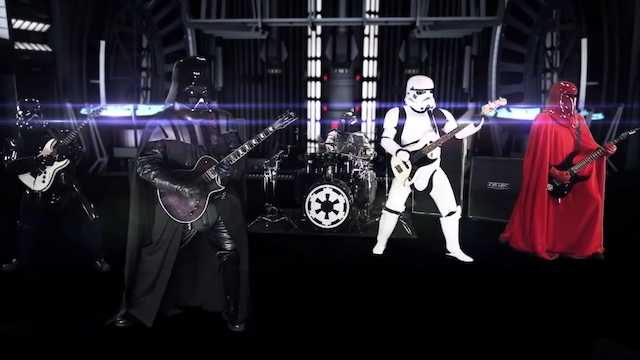 Alucina con la banda metal de Star Wars