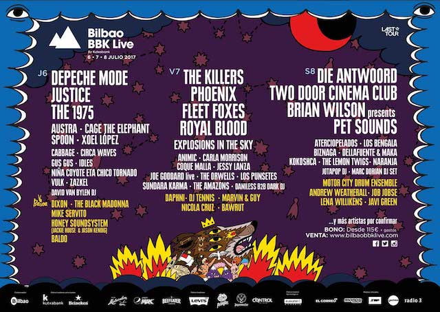 Últimas confirmaciones del BBK Live de 2017