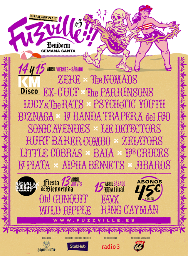 Cartel de Fuzzville!!!, semana santa en Benidorm Cartel de Fuzzville!!!, semana santa en Benidorm