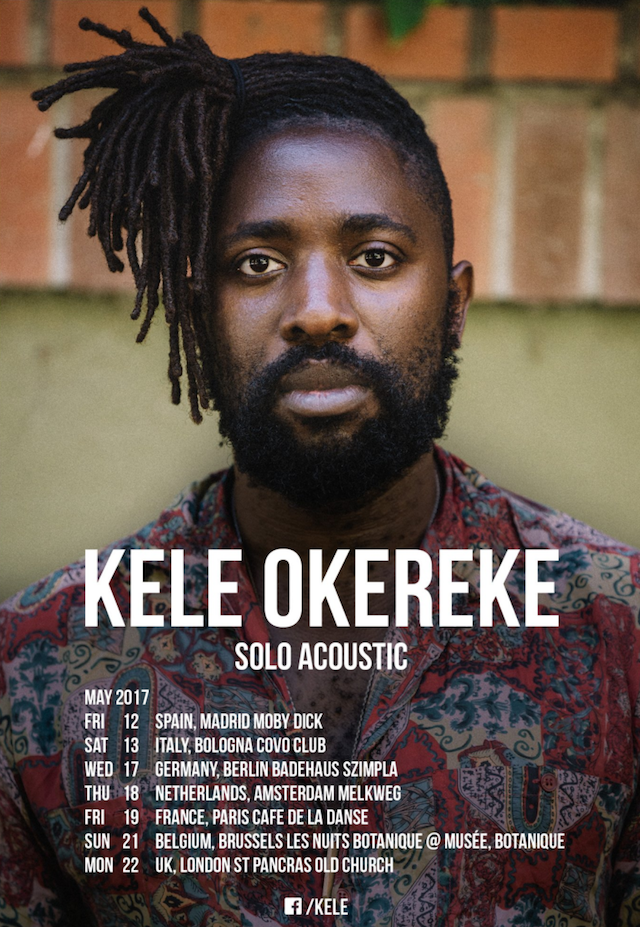 Kele Okereke recorre Europa con una gira en solitario