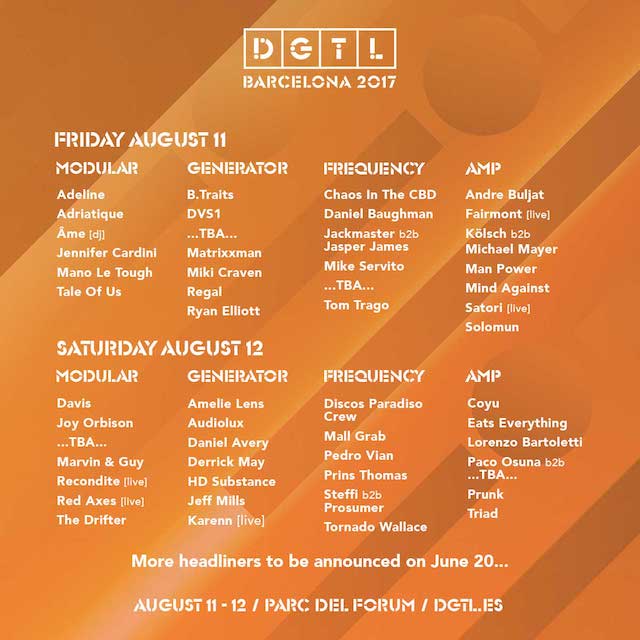 Primeros datos del DGTL Barcelona Primeros datos del DGTL Barcelona