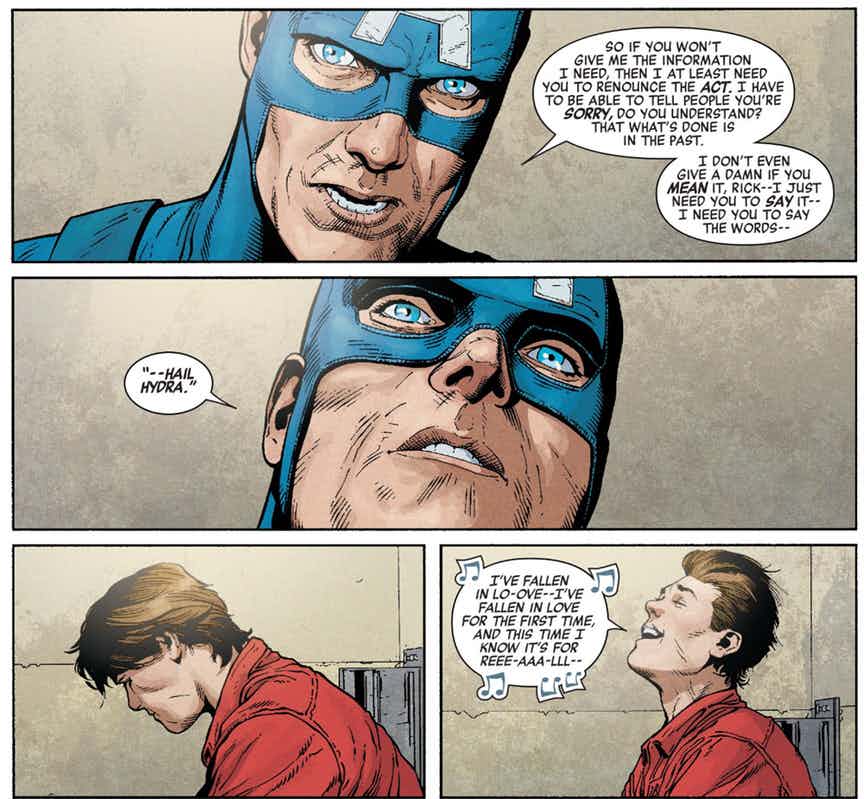 El Capitán América mata en 'Imperio Secreto' a uno de sus más antiguos aliados