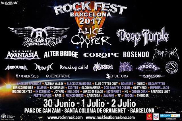 Barcelona será la capital mundial del rock: vuelve Rock Fest Barcelona será la capital mundial del rock: vuelve Rock Fest