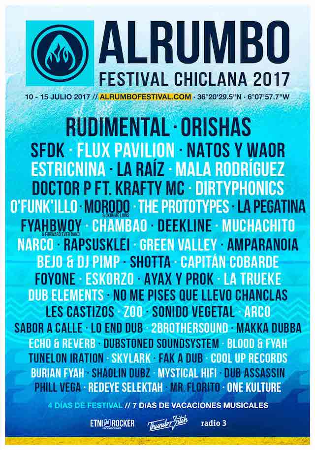El impresionante cartel de Alrumbo Festival 2017