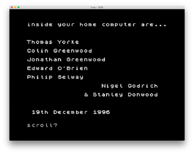 El mensaje cifrado secreto de OK Computer