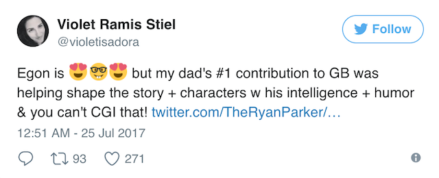 Harold Ramis estará en la próxima película de Cazafantasmas