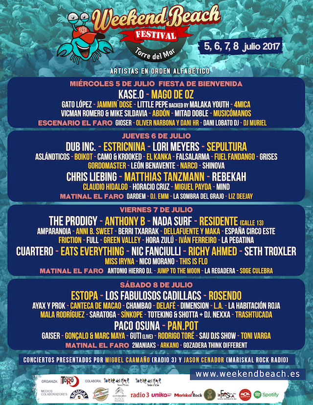 Mañana arranca el Weekend Beach 2017