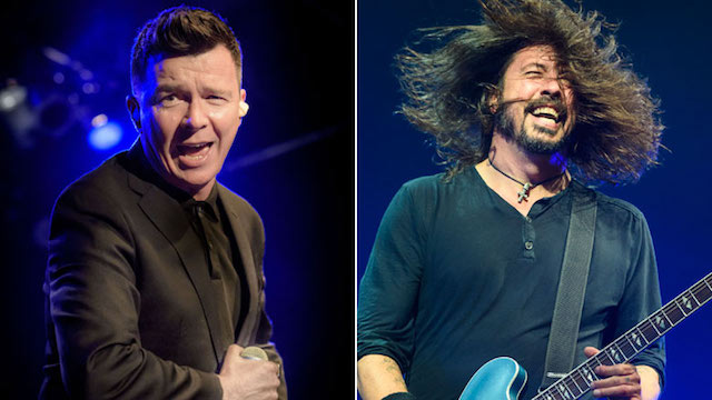 Foo Fighters y Rick Astley: Never Gonna Give You Up a lo bestia