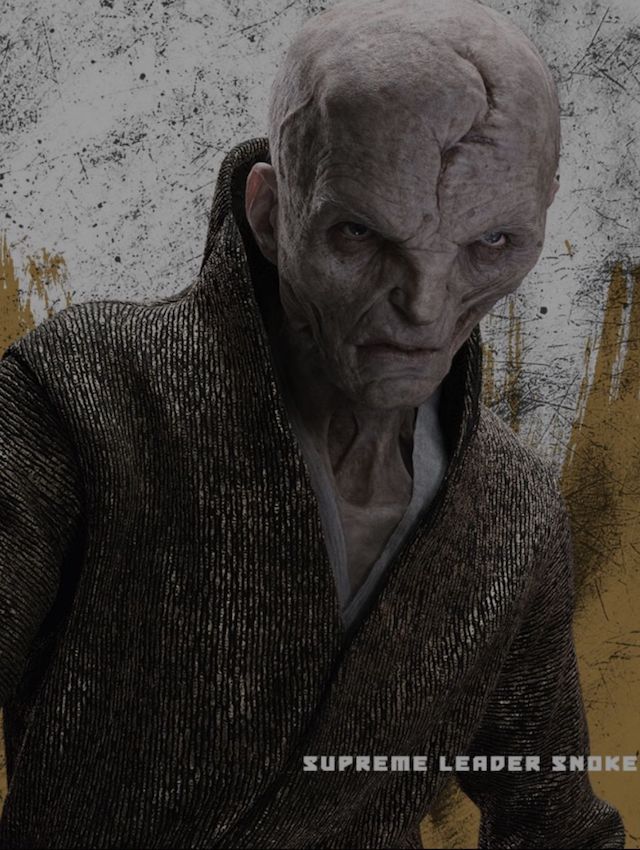 Revelada la identidad de El Último Jedi y nuevas imágenes de Snoke