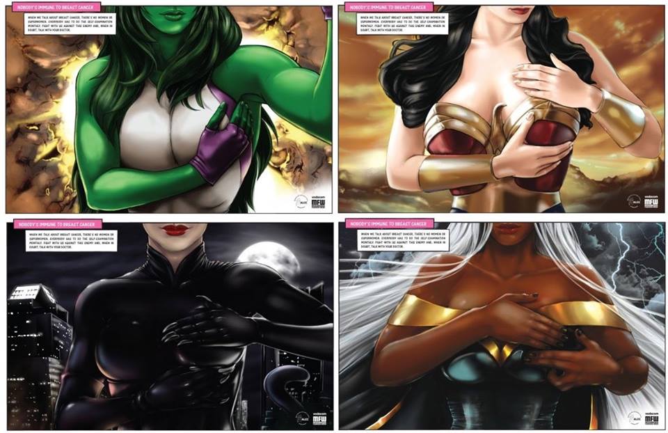 5 superheroínas que lucharon contra el cáncer