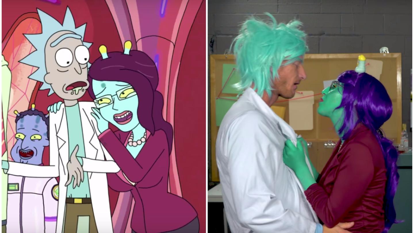 Trailer de la parodia porno de Rick & Morty