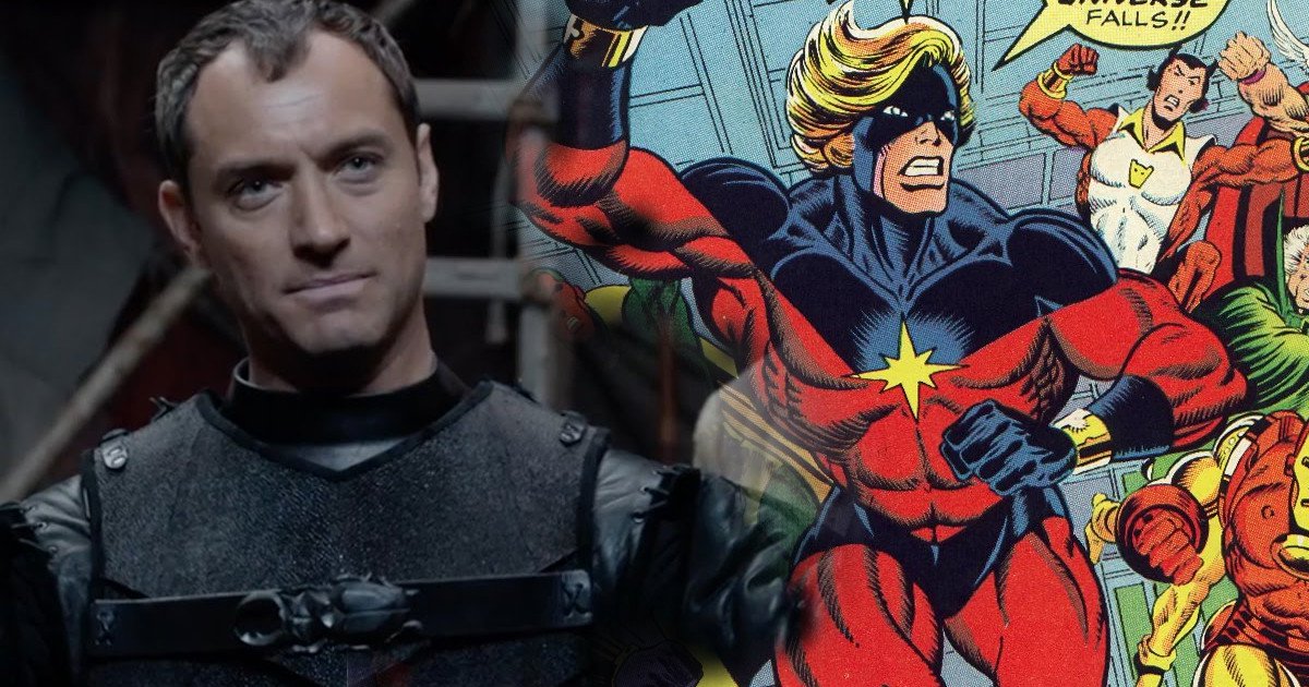 Jude Law será el Capitán Mar-Vell original