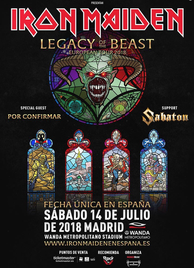 Iron Maiden de gira en Madrid