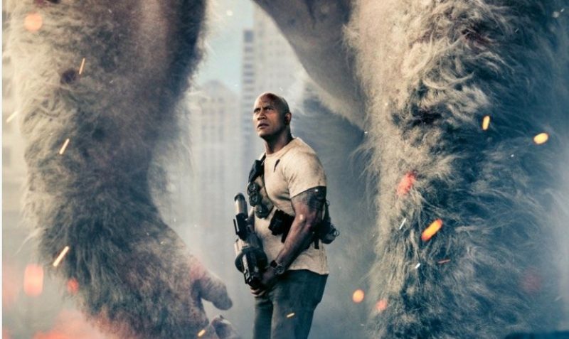 Filtrado el trailer de Rampage, los monstruos de The Rock