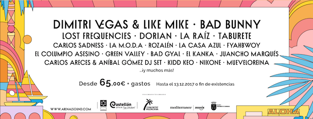 Arenal Sound 2018 toma forma