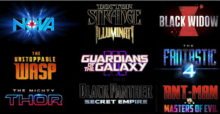 Publicado teaser con 15 nuevas películas de Marvel Studios, ¿cuantas llegaremos a ver?