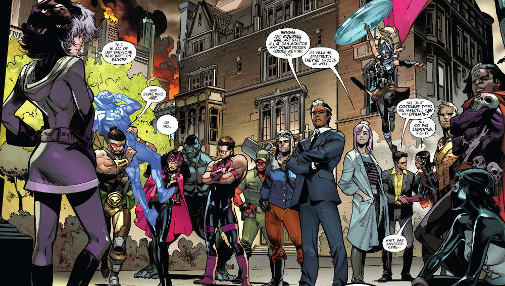 Marvel revela la alineación completa de Vengadores de 'No Surrender'