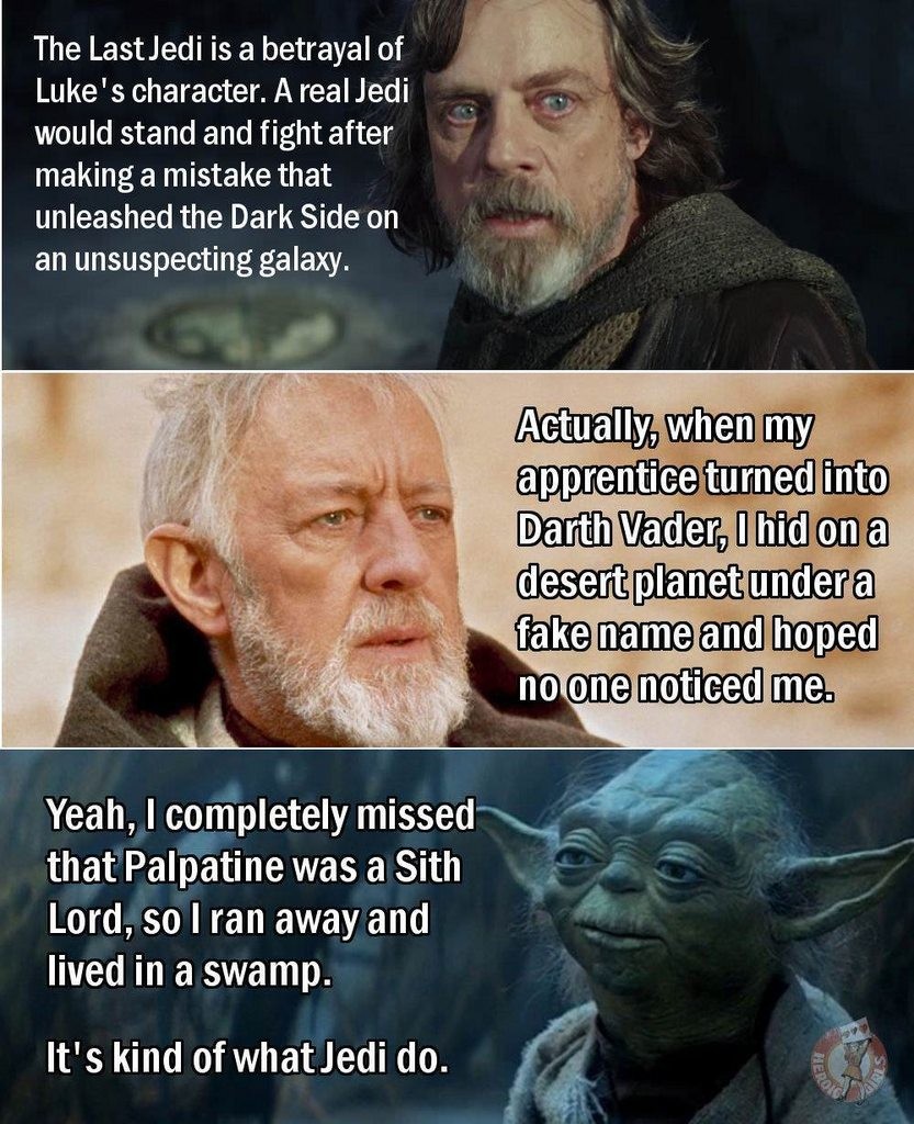 50 críticas estúpidas contra Star Wars: Los Últimos Jedi que no tienen sentido