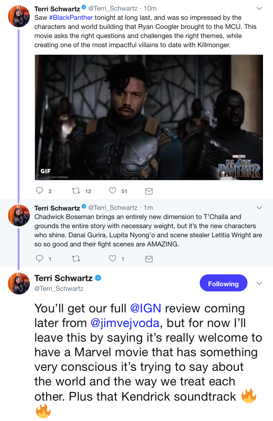 Las primeras críticas de 'Black Panther (Pantera Negra)' revolucionan las redes