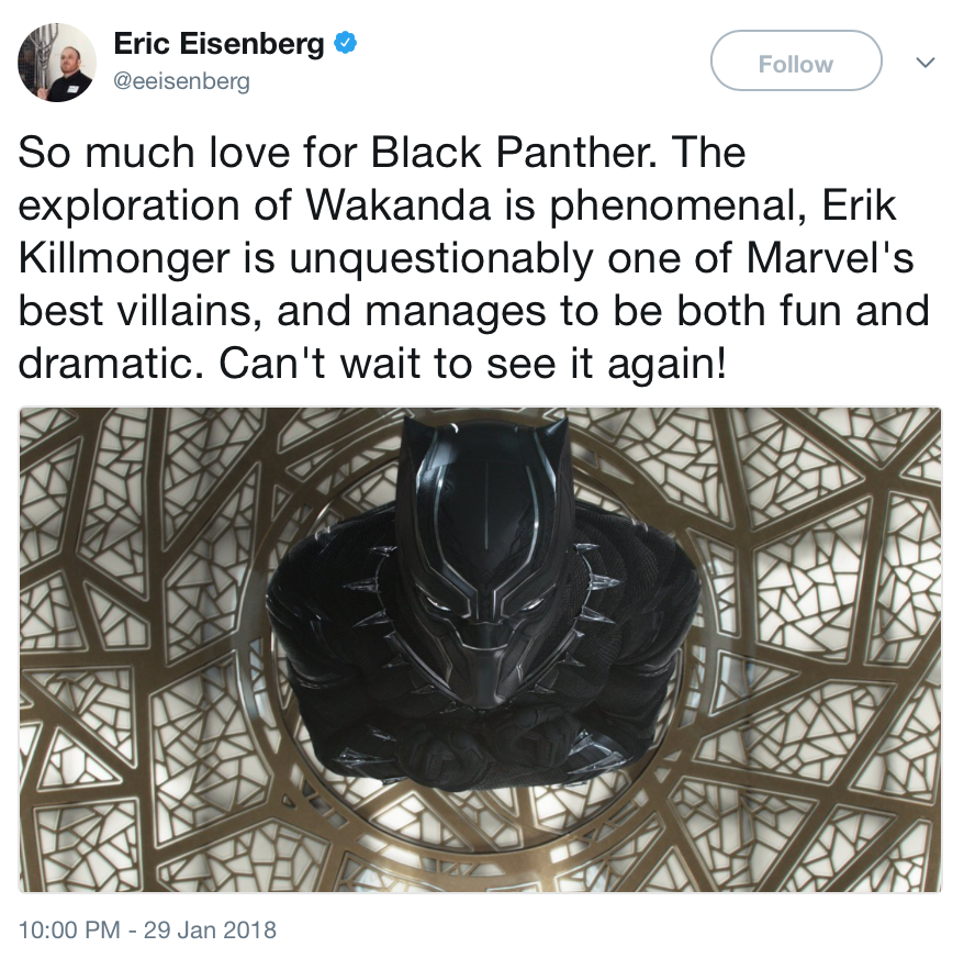 Las primeras críticas de 'Black Panther (Pantera Negra)' revolucionan las redes