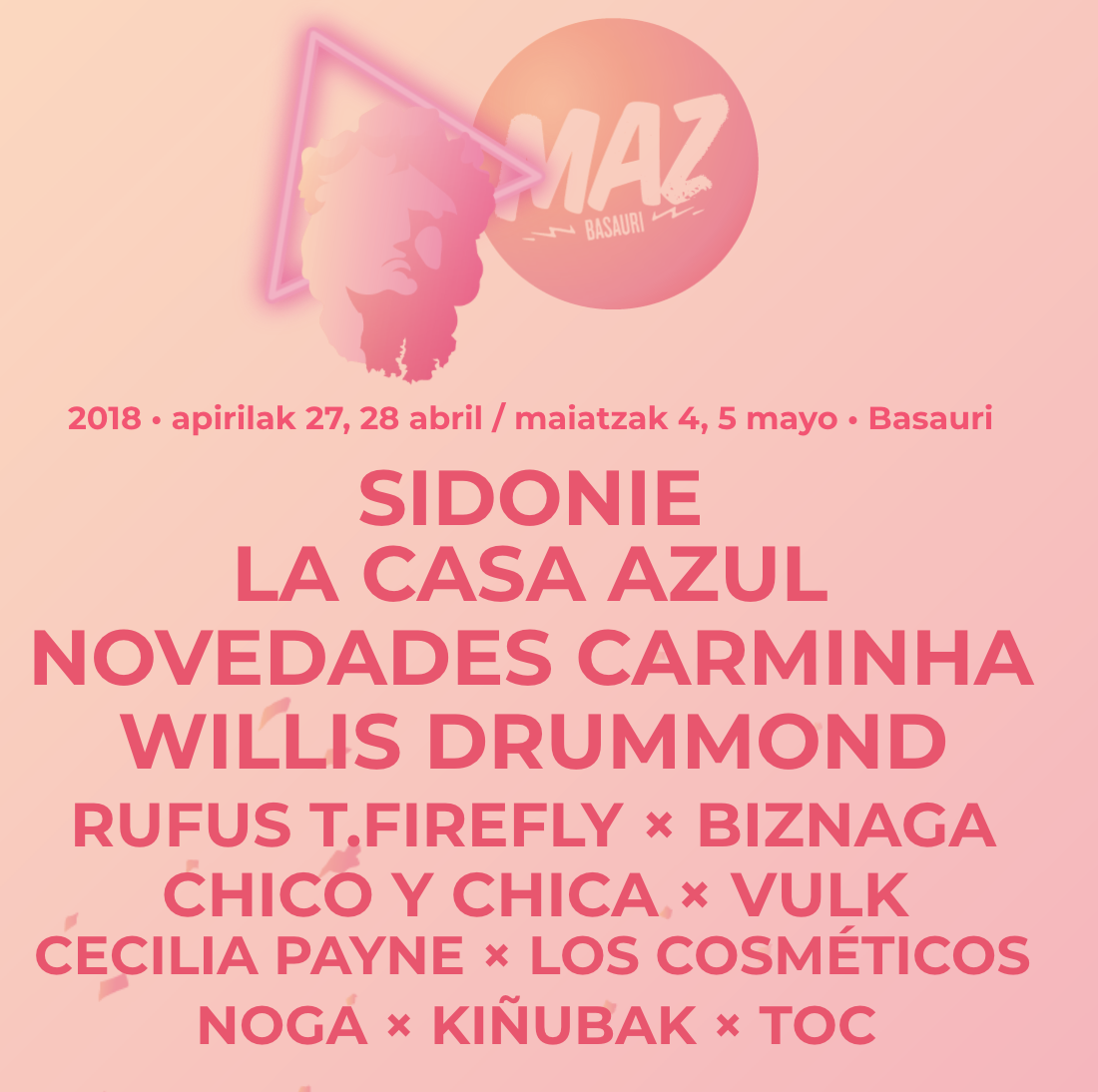Biznaga, La casa azul y Sidonie en MAZ Basauri Biznaga, La casa azul y Sidonie en MAZ Basauri