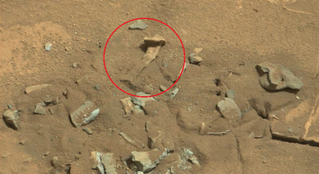 Aparecen fósiles alienígenas en Marte