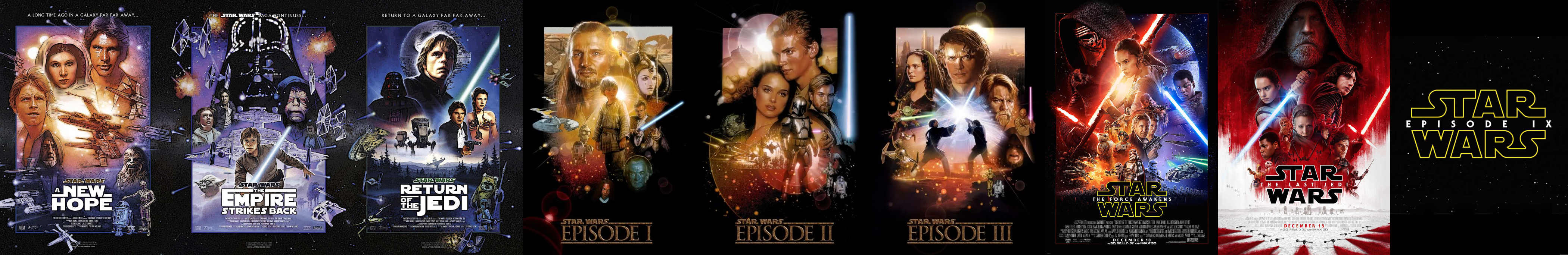 Guía de Star Wars con el orden de todas las películas, novelas, series y comics del canon