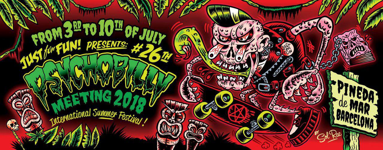Cartel definitivo de Psychobilly Meeting 2018