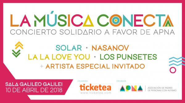 La Música Conecta: cartel de lujo para la concienciación con el autismo