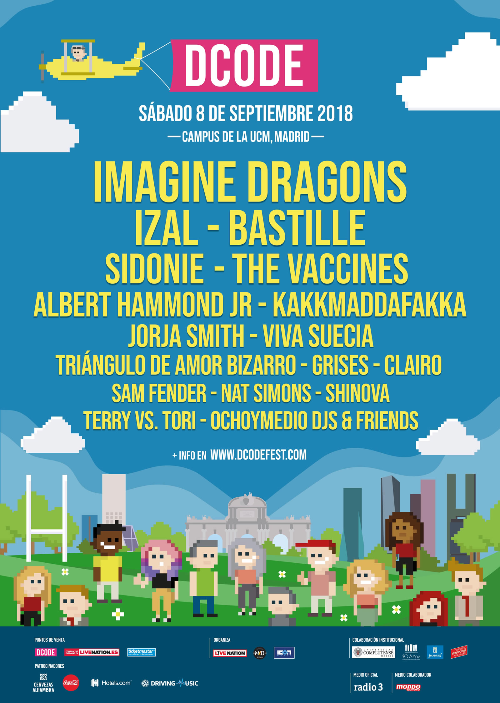 Cartel de lujo para DCODE Fest 2018