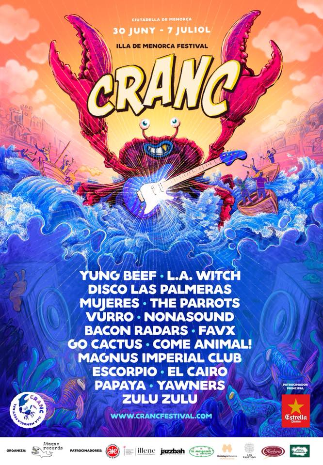 Cranc 2018 está a punto y llega con cartelazo