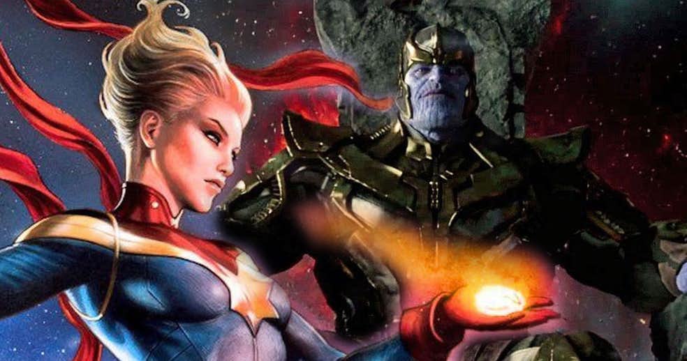 Filtrado el enfrentamiento entre la Capitana Marvel y Thanos en Vengadores 4