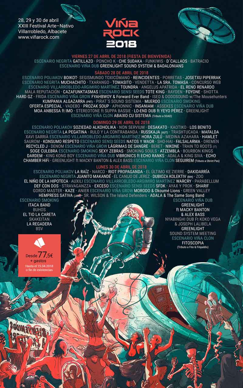 Hoy arranca Viña Rock 2018